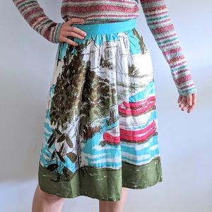 Anthropologie We Love Vera A-line skirt